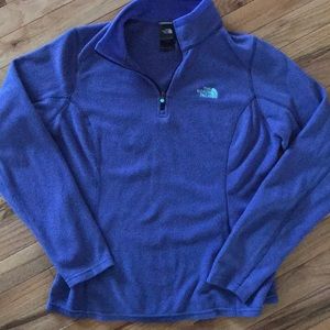 North Face 1/4 zip fleece pullover Women’s MEDIUM